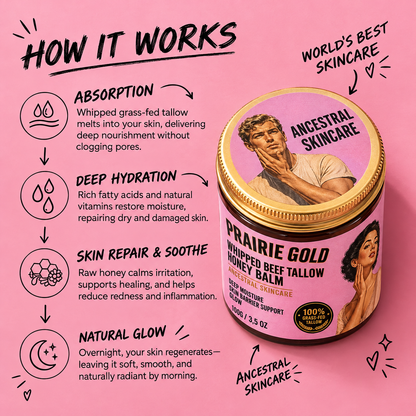 Whipped beef tallow balm/Natural Skincare